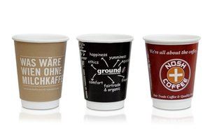 300 ml Koffiebekers bedrukken (Koffie Latte Formaat)