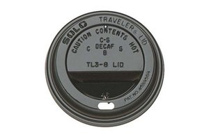 Koffiebeker Deksel - 90mm - Zwart Koffiebeker Deksel - 90mm - Zwart