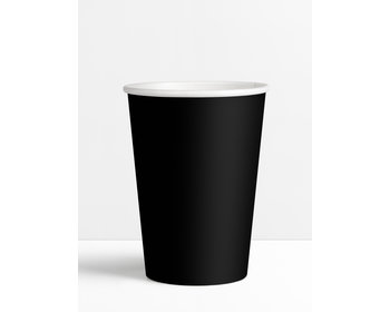 Koffiebeker Zwart - 180ml - 7.5oz .