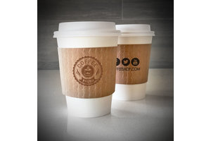 Koffiebeker Sleeves 80 mm - Full Colour bedrukt