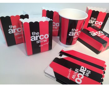 Popcorn Beker - 500 ml - Full Colour bedrukt