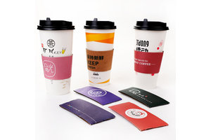 Koffiebeker Sleeves 90mm - Full Colour bedrukt