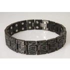 8485BL Magnetschmuck Armband für Herren in schwarz