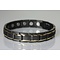 8262BG-4 Extrastarkes Herrenarmband "Schwarz-Gold"