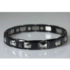 8941H Magnetschmuck Herrenarmband "Black Light"