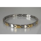 8215B Magnetschmuck Armband für Damen, Stil bicolor
