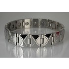 8318S Magnetschmuck Armband für Herren Silber