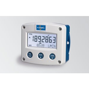 Fluidwell Flow & Totaliser - displays flow and total at the same time