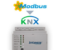 Intesis Modbus to KNX gateway