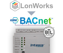 Intesis LonWorks to BACnet gateway