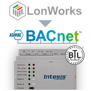 Intesis LonWorks TP/FT-10 naar BACnet gateway