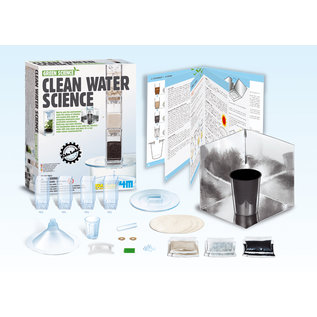 4M 4M green science waterfilter clean water science steam powered kids