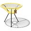 Silla Acapulco Table Japón jaune canari avec plateau en verre