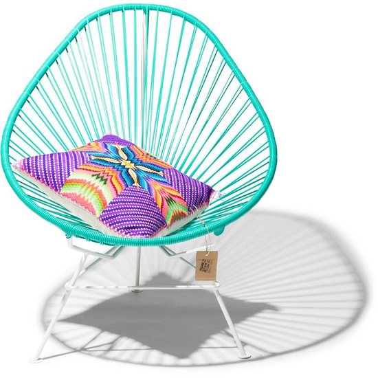 Silla Acapulco Acapulco stoel turquoise, wit frame