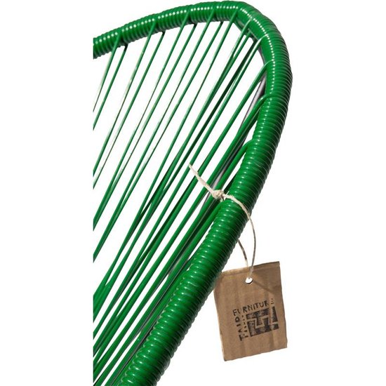 Silla Acapulco Handmade Acapulco rocking chair dark green