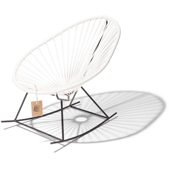 Silla Acapulco Silla Acapulco mecedora niño/niña blanco