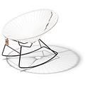 Silla Acapulco Der Condesa Schaukelstuhl weiß
