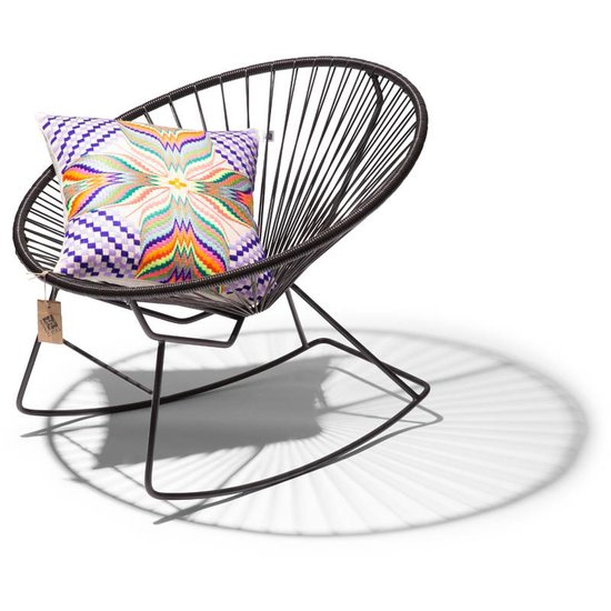 Silla Acapulco Fauteuil à bascule Condesa noir