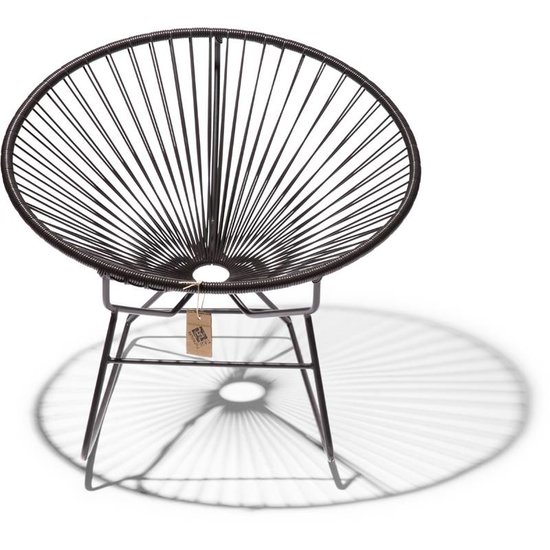 Silla Acapulco Sedia a dondolo Condesa nera