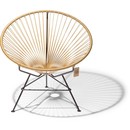 Silla Condesa dorado con base en negro