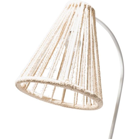 Silla Acapulco Kahlo floor lamp hemp, white frame
