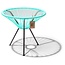 Silla Acapulco Table Japón turquoise clair avec plateau en verre