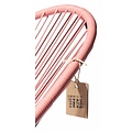 Silla Acapulco Fauteuil Acapulco rose saumon, faite à la main au Mexique