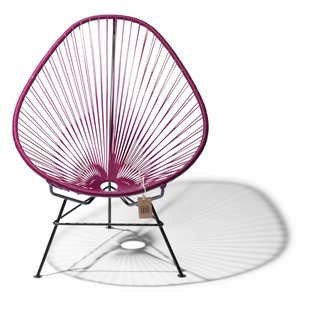 Acapulco chair violet wine