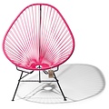 Silla Acapulco Fauteuil Acapulco bougainvillea, faite à la main au Mexique