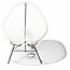 Silla Acapulco Fauteuil Acapulco blanc, faite à la main au Mexique