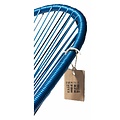 Silla Acapulco Handmade Acapulco chair metallic/cobalt blue, black frame