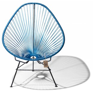 Acapulco chair metallic/cobalt blue