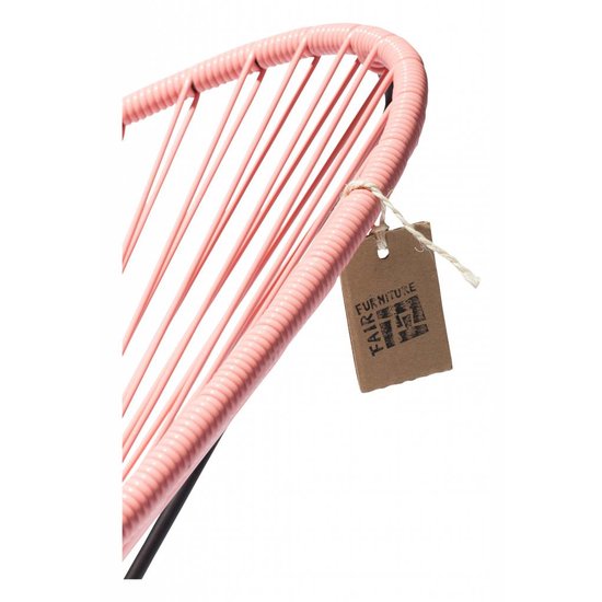 Silla Acapulco Sedia Acapulco per bambini rosa salmone