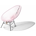Silla Acapulco Acapulco chair pink pastel, black frame