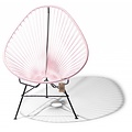 Silla Acapulco Acapulco chair pink pastel, black frame