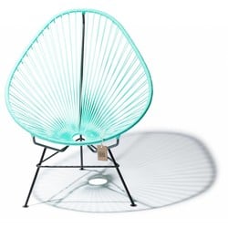 Fauteuil Acapulco turquoise clair