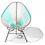 Silla Acapulco Silla Acapulco beige & turquesa, bicolor