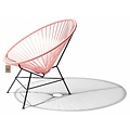 Silla Acapulco Condesa stoel zalmroze, handgemaakt