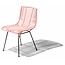 Silla Acapulco Rosarito dining chair salmon pink