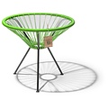 Silla Acapulco Table Japón vert pomme avec plateau en verre