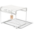Silla Acapulco Xalapa bench or footrest white, white frame