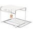 Silla Acapulco Xalapa banc/pouf blanc, cadre blanc