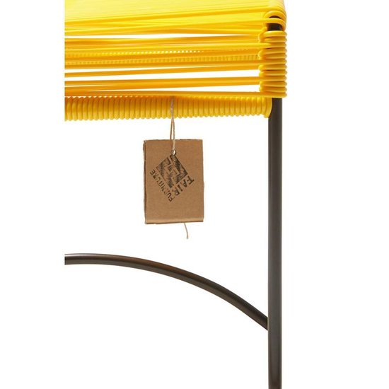 Silla Acapulco Xalapa taburete/reposapiés amarillo