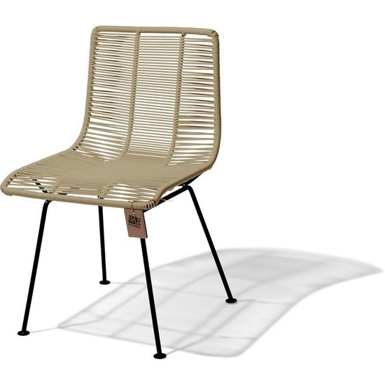 Silla Acapulco Chaise de salle à manger beige