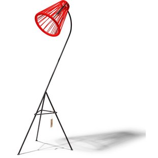 Kahlo floor lamp red