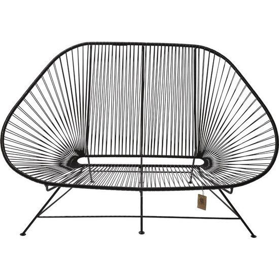 Silla Acapulco Acapulco panchina nero, adatta per 2 persone