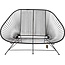 Silla Acapulco Acapulco sofa canapé noir, adapté pour 2 personnes