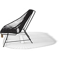 Silla Acapulco Acapulco sofa canapé noir, adapté pour 2 personnes