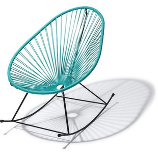 Fauteuil à bascule Acapulco turquoise