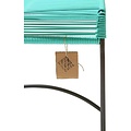 Silla Acapulco Xalapa bench or footrest light turquoise